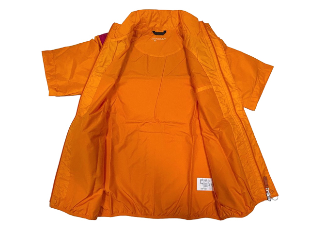 Mサイズ オレンジ系 14300円 NIKEGOLF ナイキゴルフ 中綿 半袖ジャケット _画像3