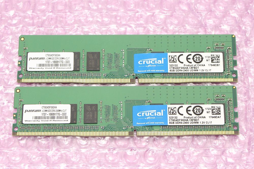 PC4-19200U(DDR4-2400)-8GB×2枚☆合計16GB/Crucial｜代購幫