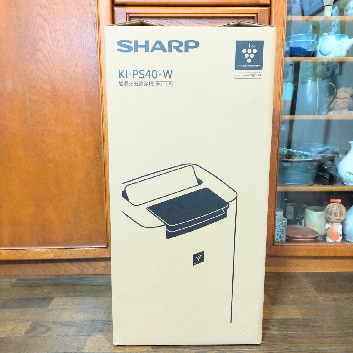 上等な SHARP シャープ 加湿空気清浄機 KI-PS40-W ホワイト