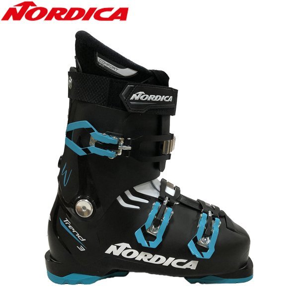 NORDICA（ノルディカ）TREND 3 W BLACK×LBLUE×WHITE 24.0cm