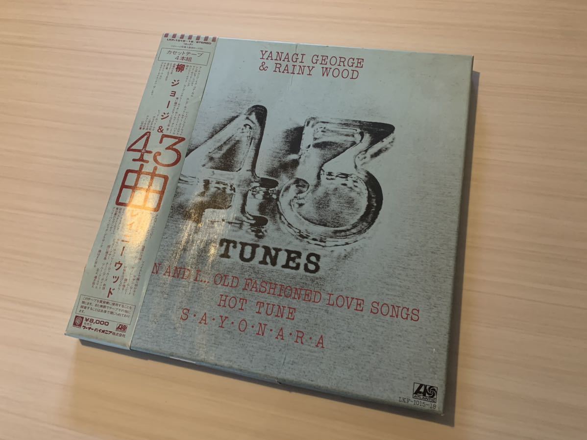 ★希少 柳ジョージ Yanagi George & Rainy Wood 43TUNES カセットテープ 1982 Used★_画像1