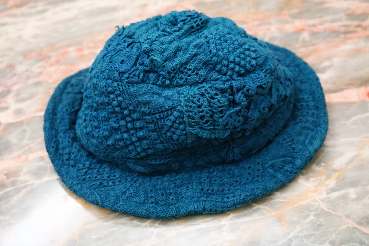  новый товар *baiwa крышка By Walid 19 век Франция ткань шляпа * замечательный цвет тест . cloche & вышивка 