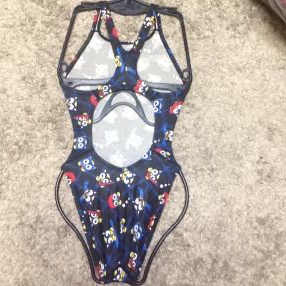 超お値打ち出品　小さめサイズ SPEEDO Lady's 超ハイレグ競泳水着 SSサイズ ブラック used超美品_画像2