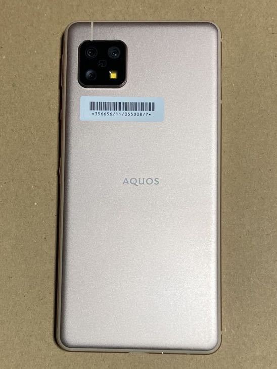 AQUOS sense5G A105SH ライトカッパー SIMフリー の画像2