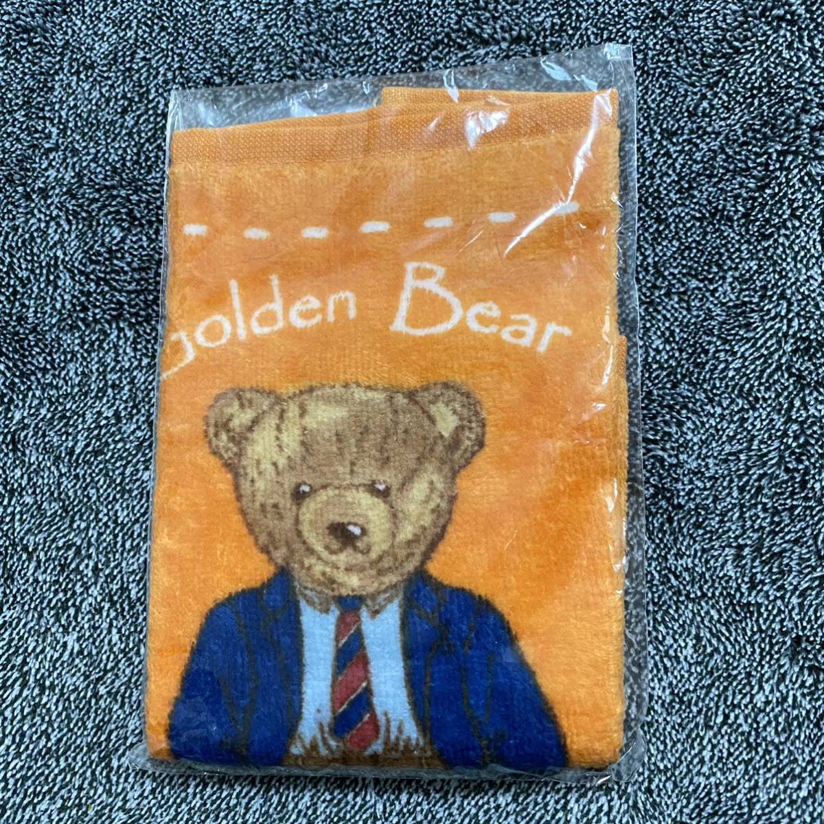 新品 ゴールデンベア ハンカチ タオル Golden Bear 送料無料 送料込 ノベルティ