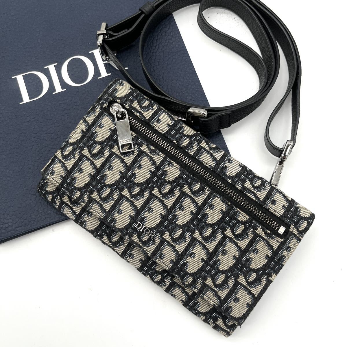 1円 【極美品】 DIOR オブリーク ショルダーバッグ ショルダー