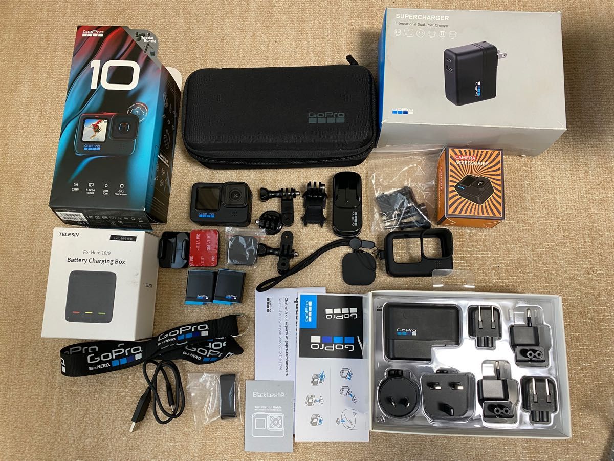 限定値下げ中 早い者勝ち GoPro HERO 10ゴープロ10 おまけ付 美品 付属