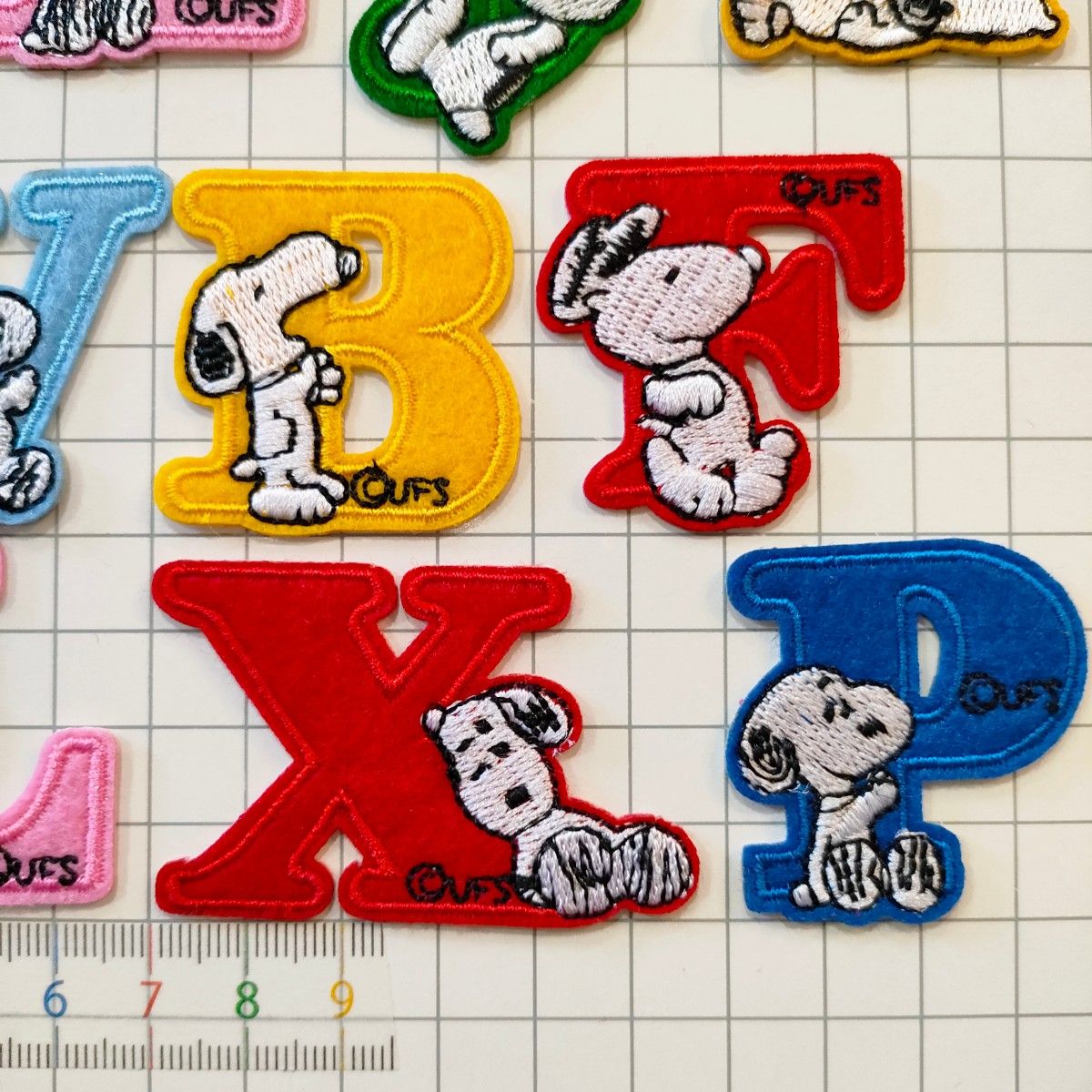 アルファベット アイロンワッペン 12枚set まとめ売り 英文字
