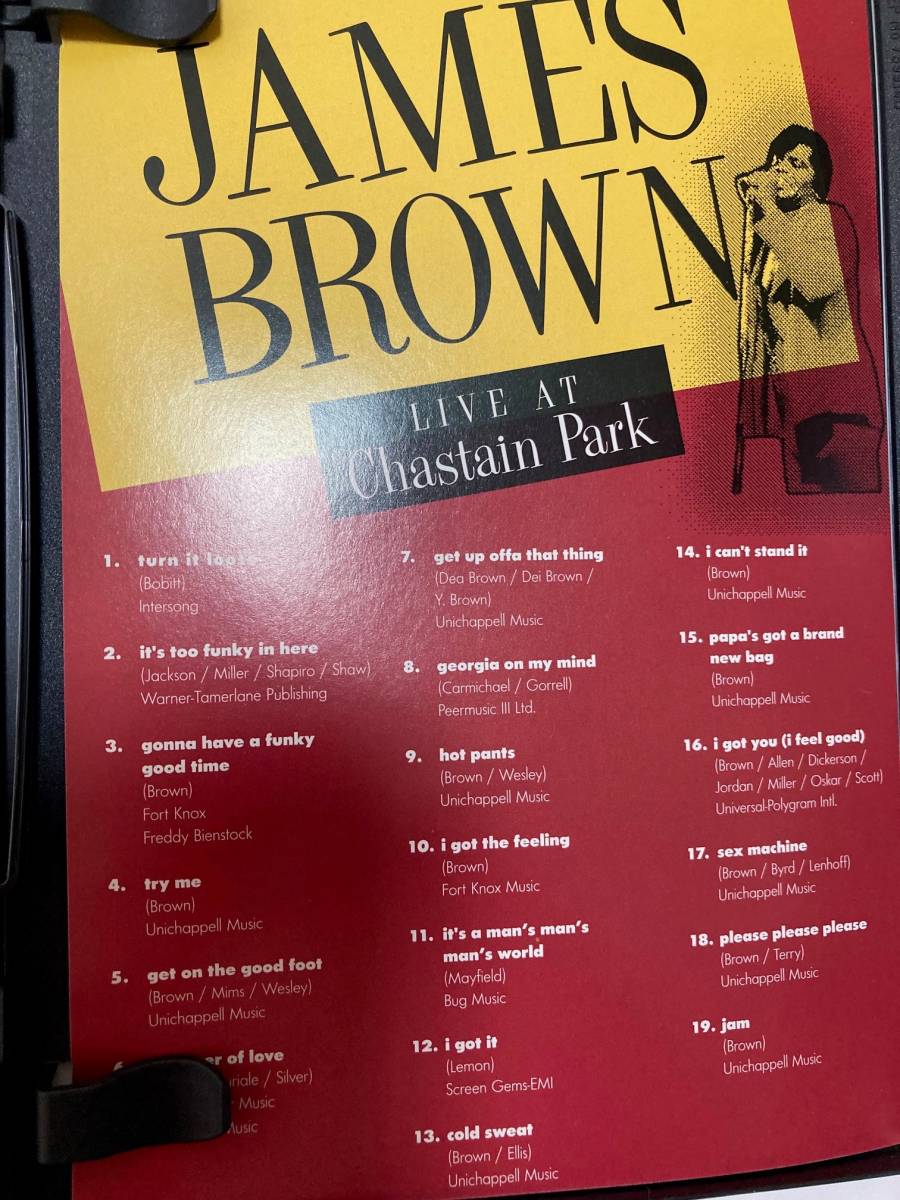 【DVD-R&B】ジェームス・ブラウン（JAMES BROWN）「LIVE AT CHASTAIN PARK - 1985」（レア）中古DVD（リージョンフリー）、US初盤、RB-53_画像4