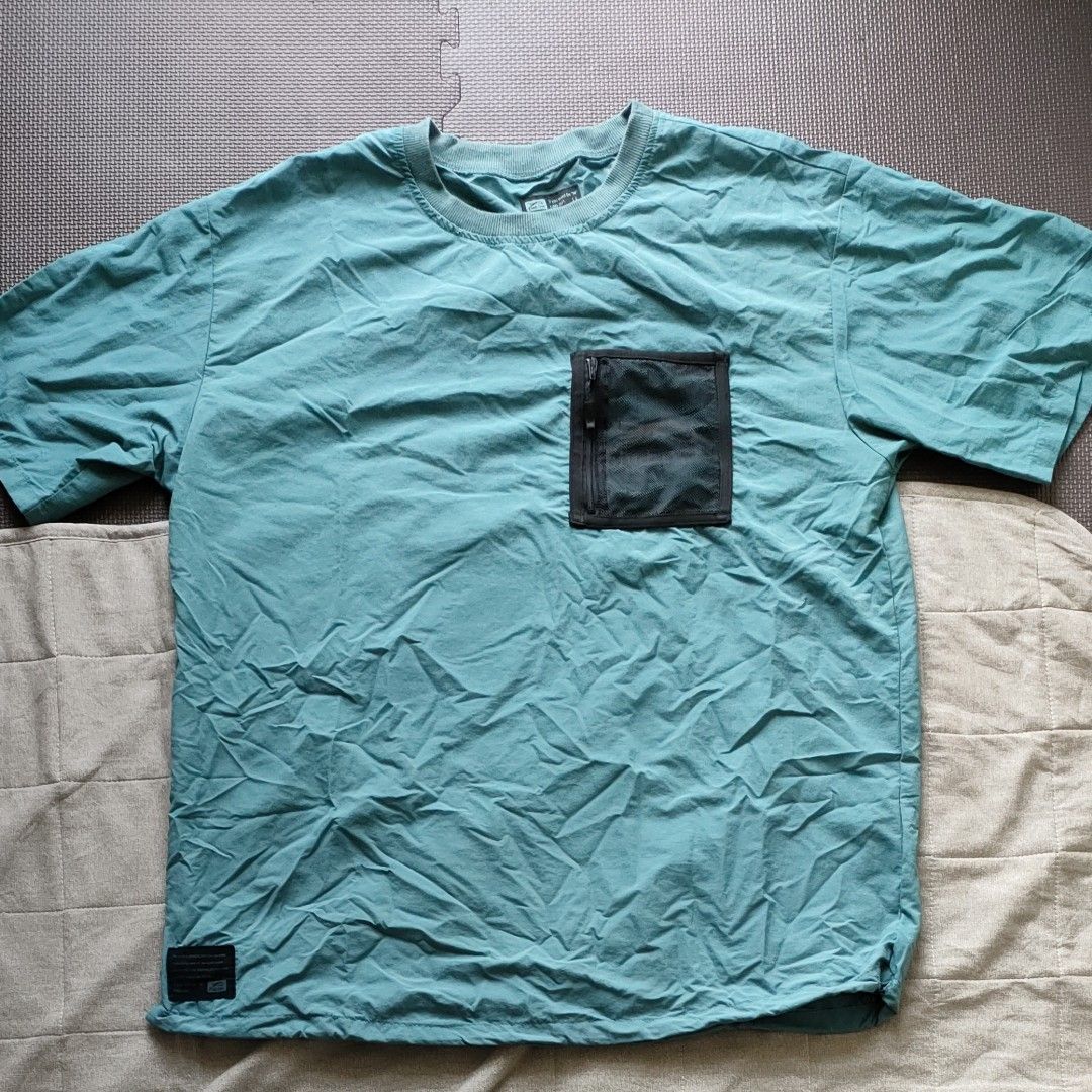 ワークマン　ファインドアウト　水陸両用バッカブル半袖Tシャツ　ＬＬサイズ　カラー　ブルー（浅葱色に近い）初期モデル
