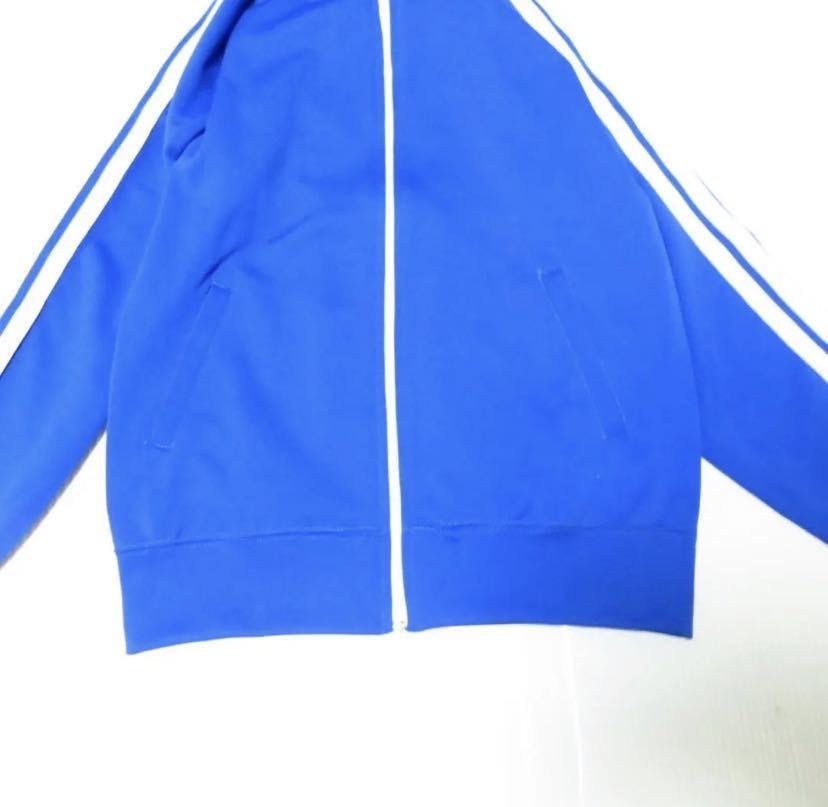 [ одежда ]90s MIZUNO Mizuno сделано в Японии спортивная куртка S прекрасный Цу . синий оттенок голубого боковой линия джерси мужской Vintage б/у одежда 