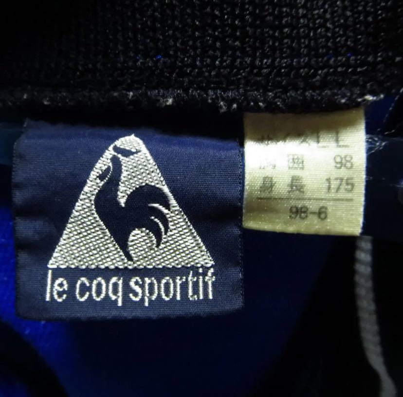 【アパレル】90s ルコックスポルティフ le coq sportif ジャージ上下 セットアップ LLサイズ トラックジャケット 刺繍 日本製 レア 希少_画像7