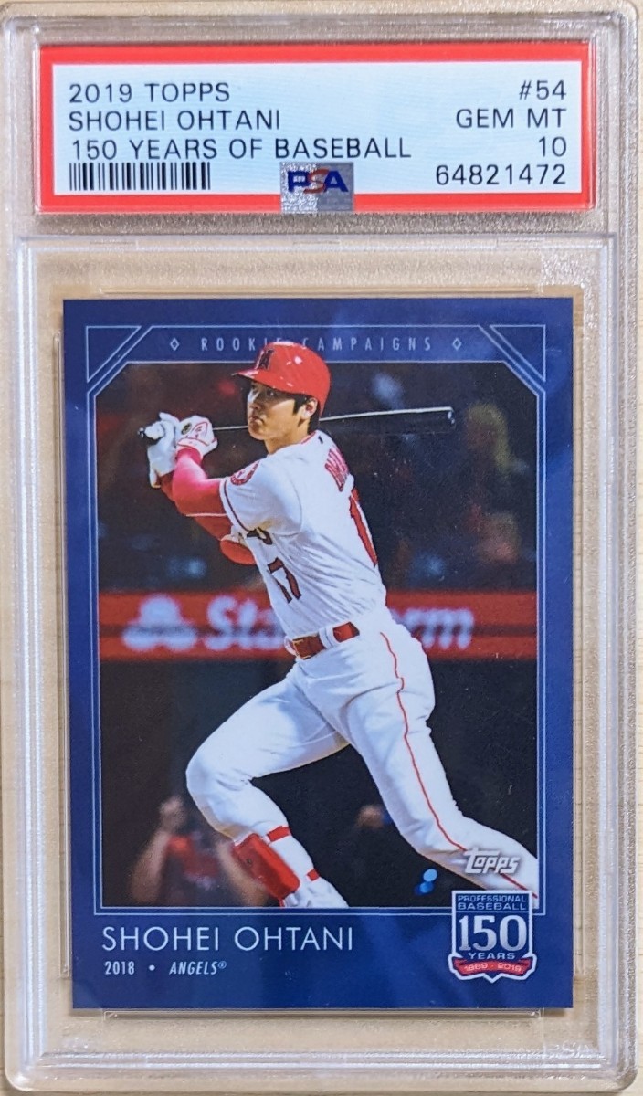 【大谷翔平 PSA10】2019 TOPPS ベースボール誕生150年記念 送料無料の画像1