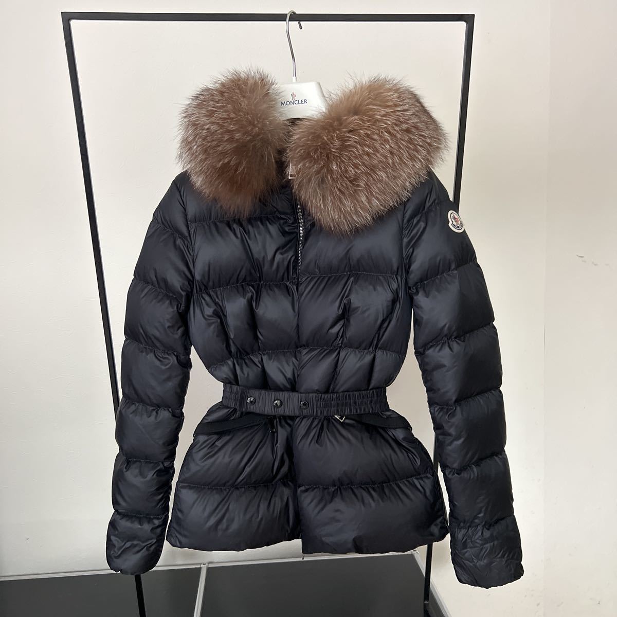 MONCLER★モンクレール★BOED★ブラック★2022〜2023年モデル★サイズ00★リアルファー