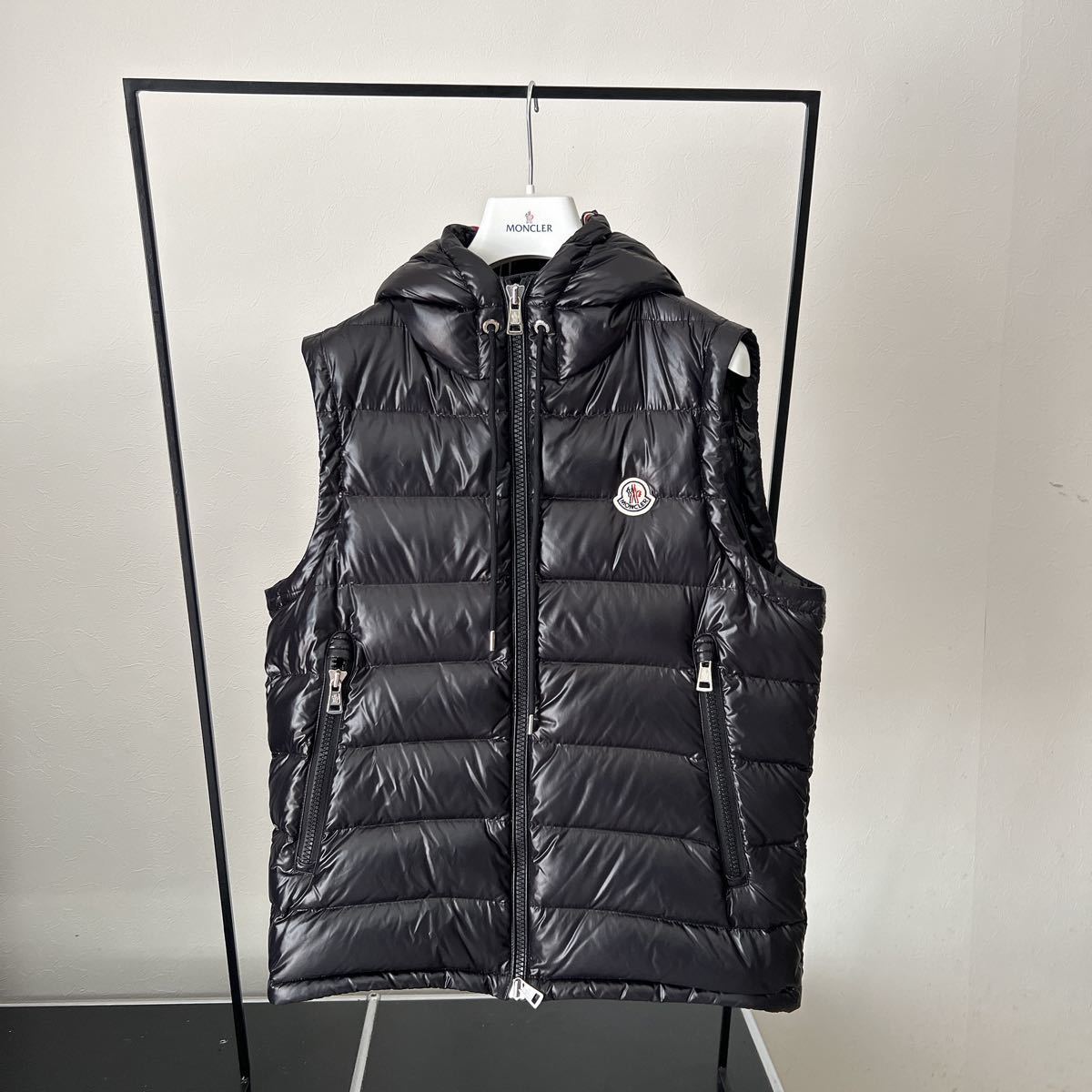 MONCLER☆モンクレール☆LANOUX☆ブラック☆ダウンベスト☆サイズ1-