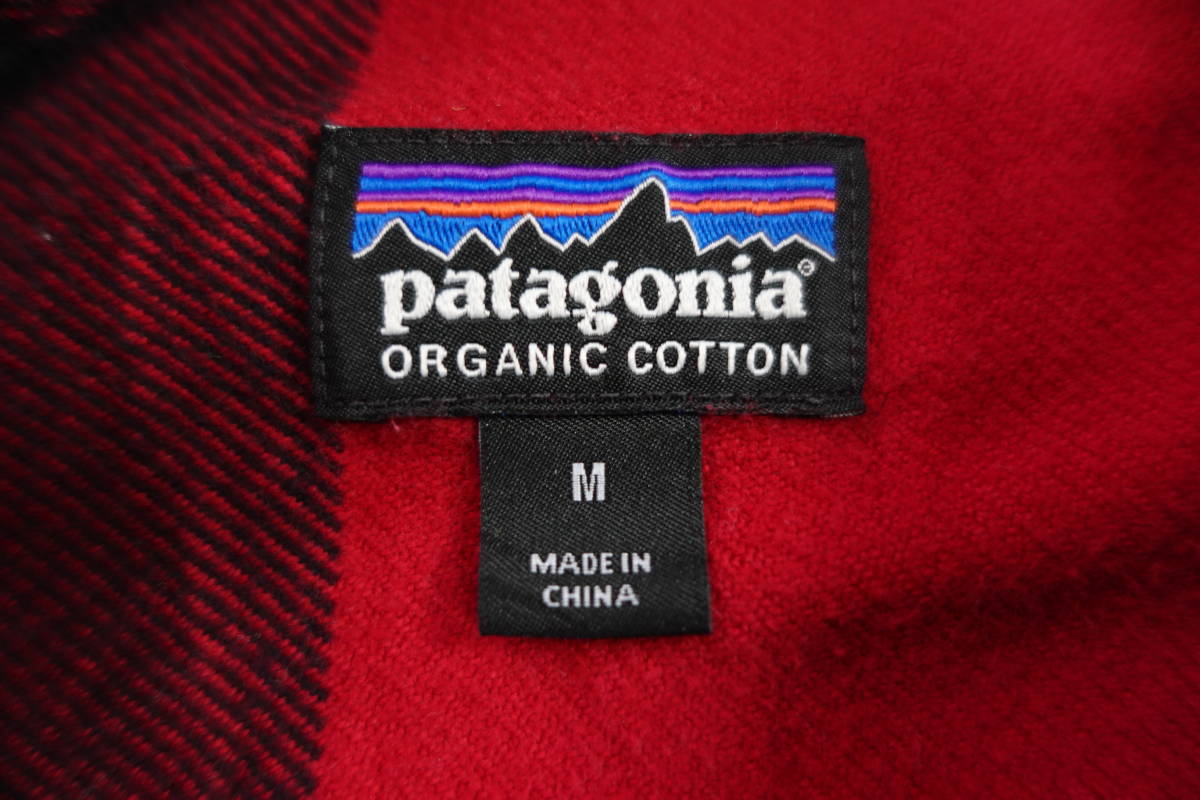 34W パタゴニア patagonia 長袖チェックシャツ オーガニックコットン ヘビーネルシャツ 【MENS　M】_画像3