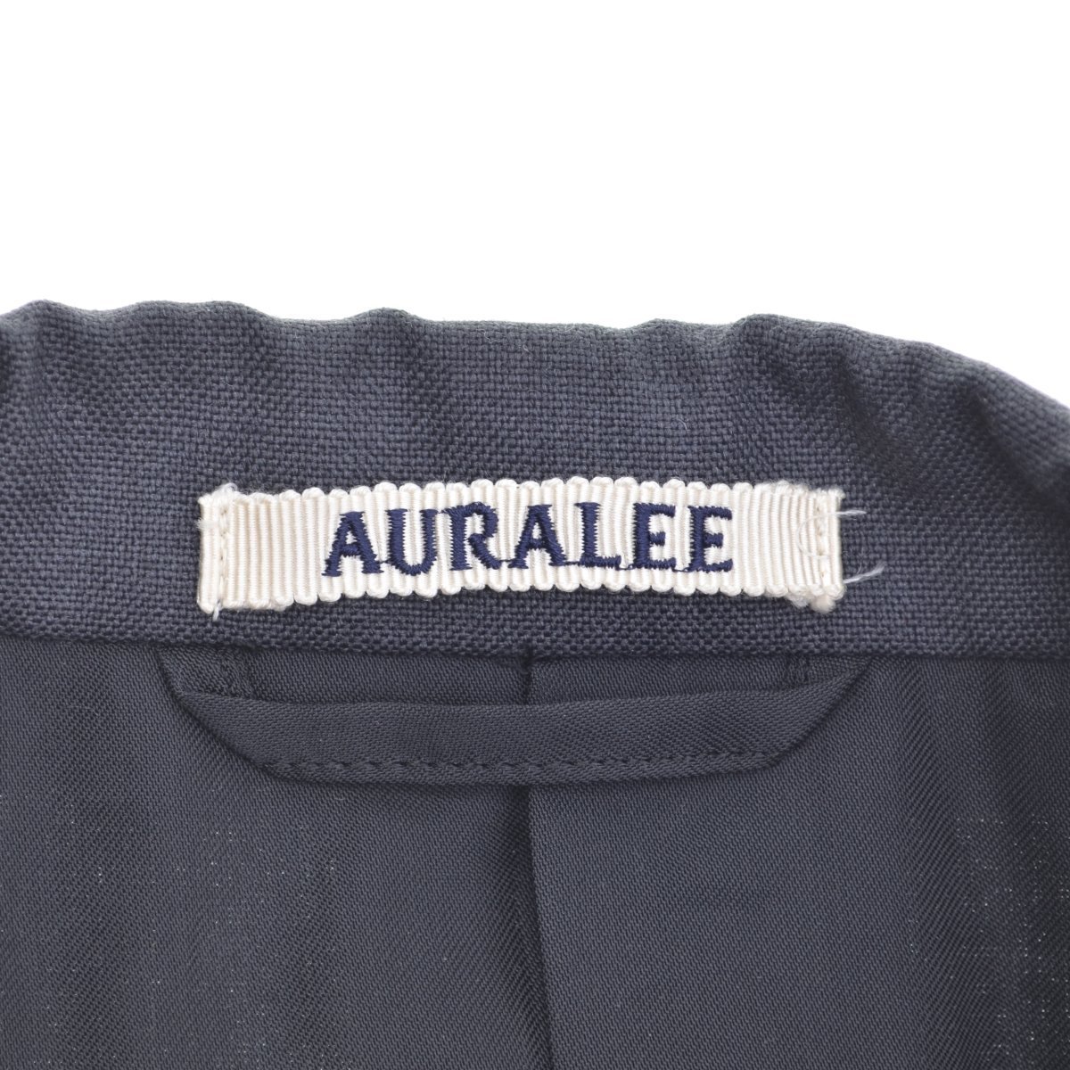 4】AURALEE / オーラリー 20AW A20AJ01BH BLUEFACED WOOL JACKET