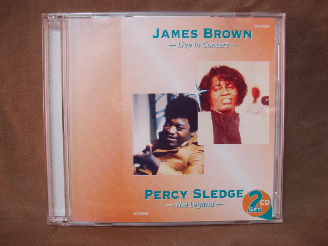 h-172●CD●ジェームス・ブラウン、パーシー・スレッジ James Brown/Live In Concert,Percy Sledge/The Legand_画像1