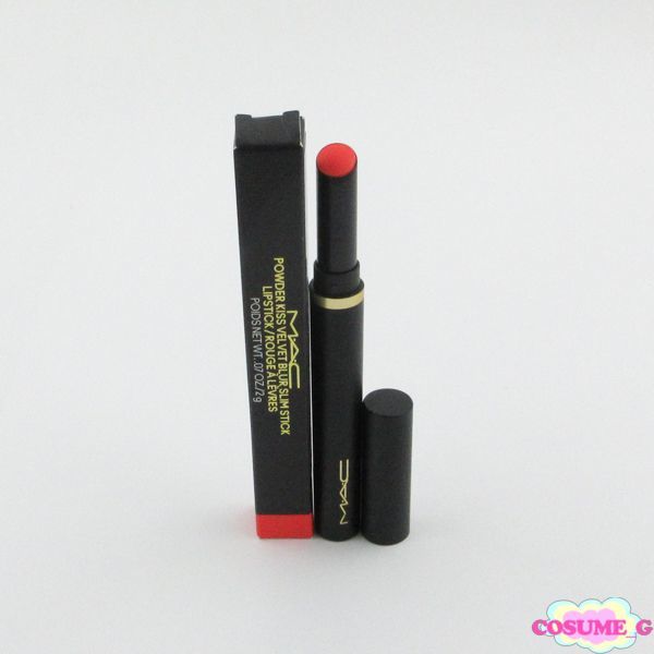 MAC powder Kiss bell bed bla- slim lipstick #896 hot paprika remainder amount many V776