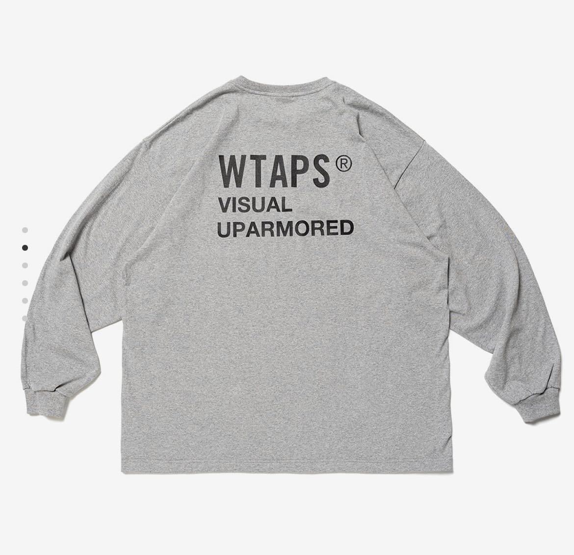 WTAPS 23SS VISUAL UPARMORED LS WHITE XLサイズ ダブルタップス ヴィジュアル アップアーマード ロングスリーブ Tシャツ ロンTEE ホワイト