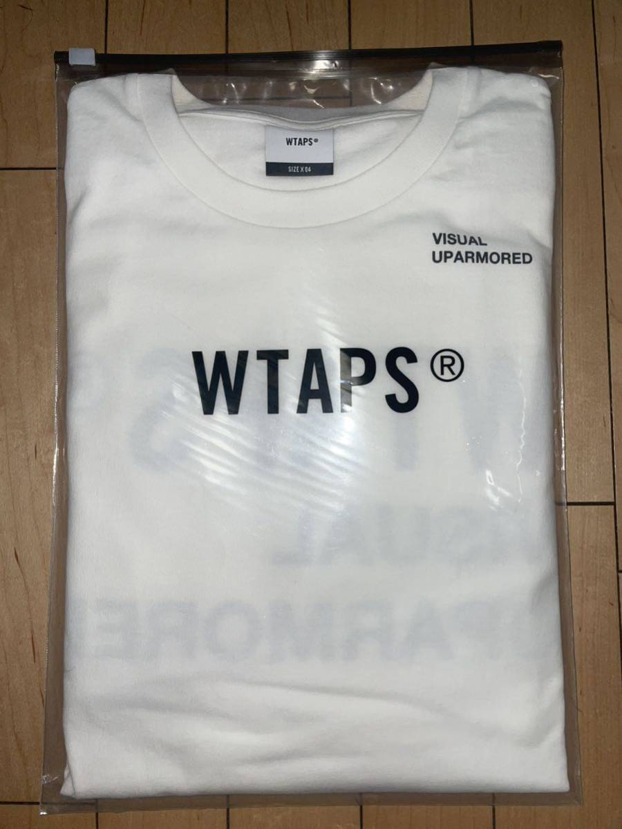 WTAPS 23SS VISUAL UPARMORED LS WHITE XLサイズ ダブルタップス ヴィジュアル アップアーマード ロングスリーブ Tシャツ ロンTEE ホワイト