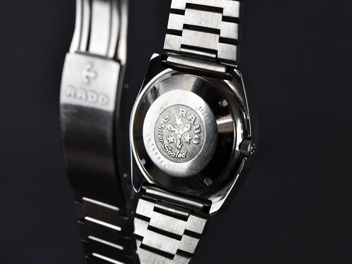 143899◆動作確認済 RADO ラドー ゴールデンセーバー 腕時計 自動巻き 11046 デイデイト 3針 アナログ SS シルバー メンズ/ Dの画像7