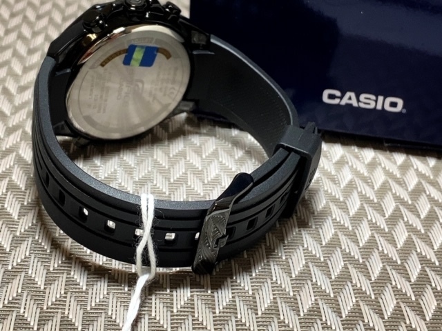 新品 カシオ CASIO 正規品 腕時計 エディフィス EDIFICE 腕時計 Bluetooth クロノグラフ スマートフォンリンク 腕時計 アナデジ ブラック_画像9