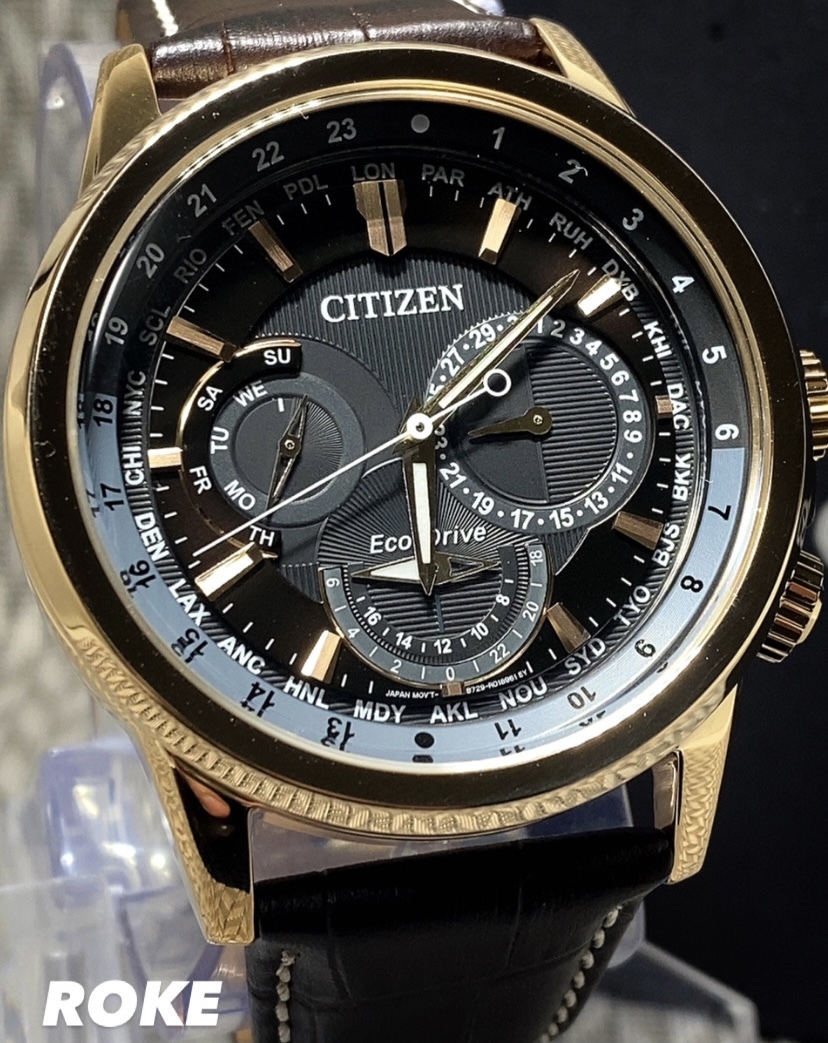 新品 シチズン CITIZEN 正規品 腕時計 エコドライブ eco-drive 電池交換不要 BU2023-12E ソーラー腕時計 アンティーク腕時計 ブラック
