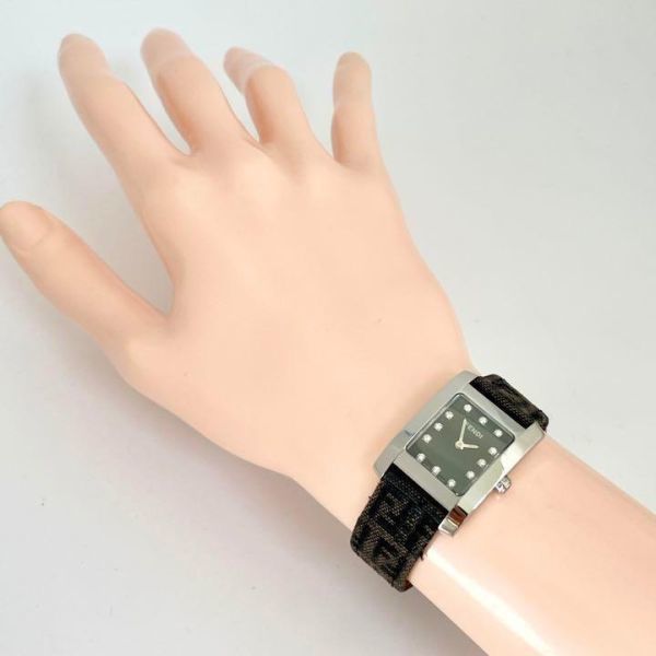アナログ（自動巻き） 351 FENDI 12Pダイヤ レディース腕時計