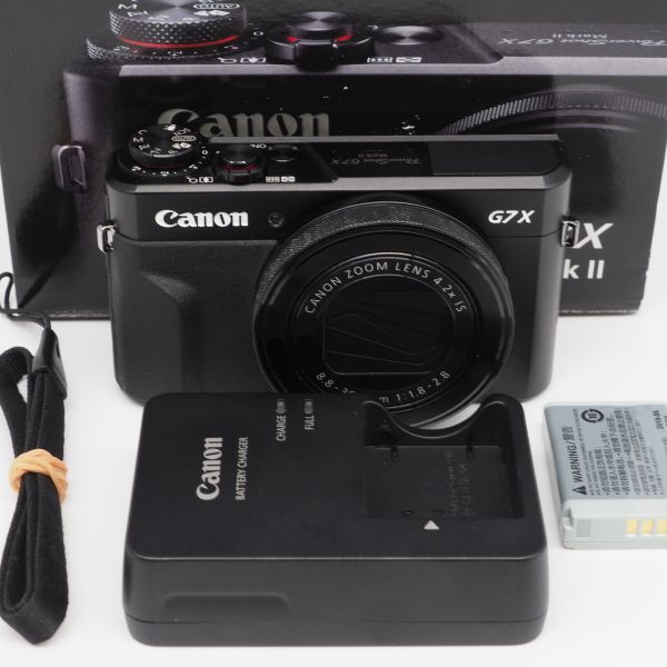 □極上品□ CANON PowerShot G7 X MarkII 光学4.2倍ズーム 1.0型