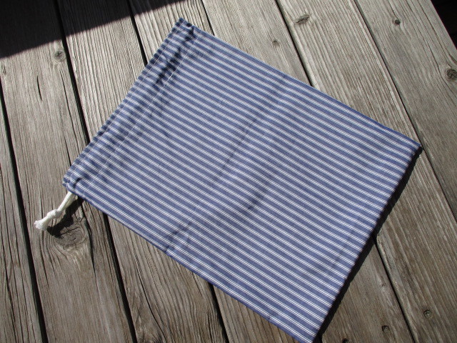  hand made * pouch 2 pieces set ( stripe )* go in .* go in .