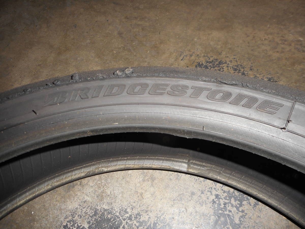 【中古】ブリヂストン　BATTLAX　RACING　R10　120/600-17　BRIDGESTONE　バイク　タイヤ　バトラックス　レーシング　オンロード　※893_画像2