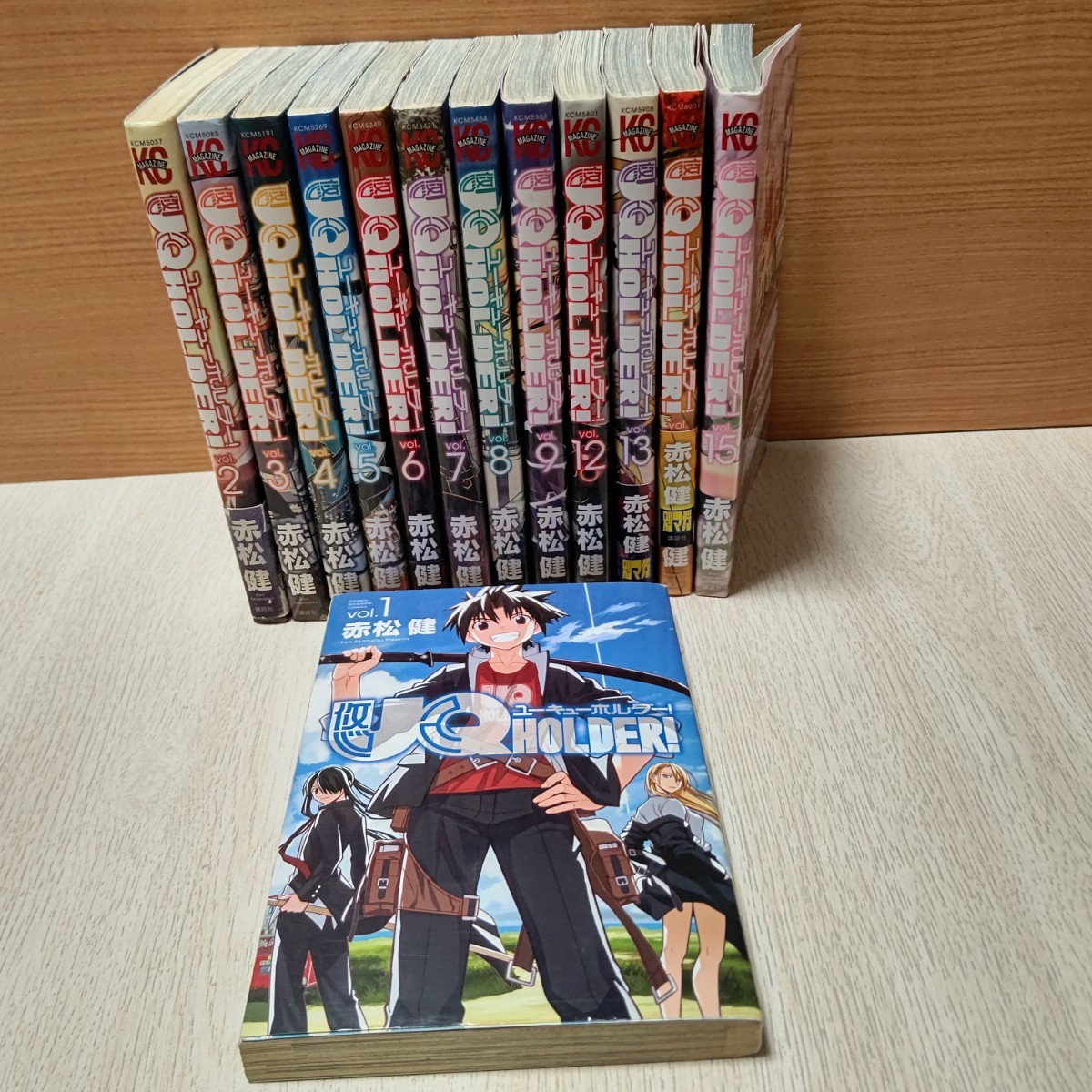 UQ HOLDER! ユーキューホルダー！ １～９巻・１２～１５巻 １３冊セット 中古品_画像1