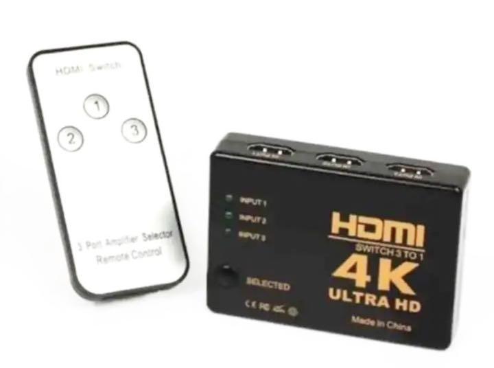 正規逆輸入品】 HDMI 切替器 4Kx2K HDMI分配器 セレクター 3入力 1出力