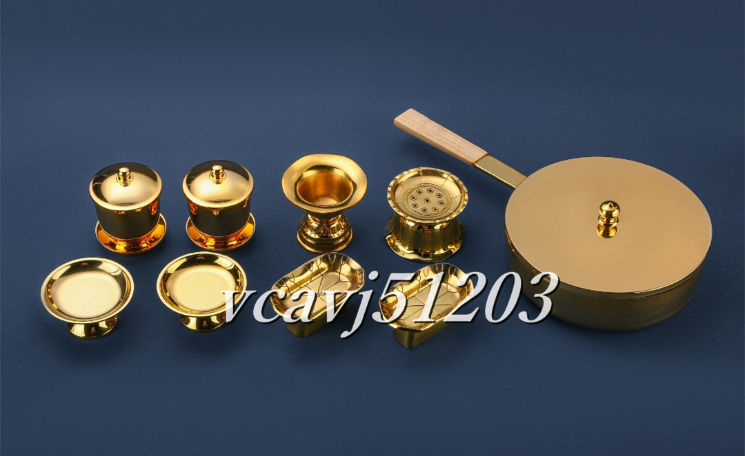 密教法具 寺院用仏具」極上品 聖天用法具 華水器 仏具 真鍮製 密教法具 寺院用仏具」極上品 聖天用法具 華水器 仏具 真鍮製