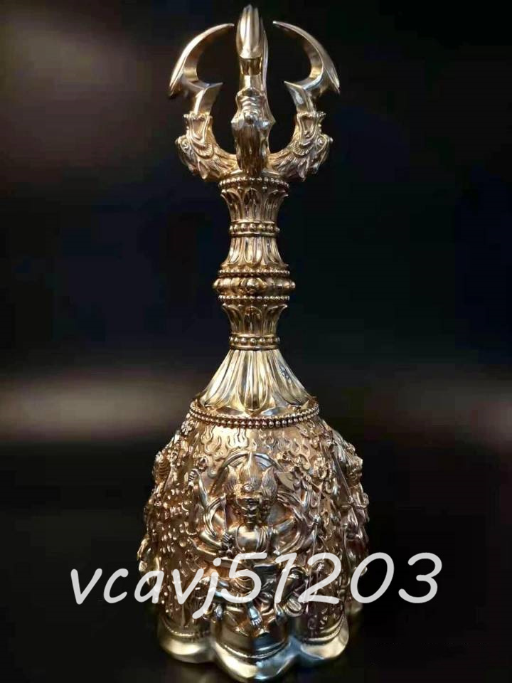 密教法具 寺院用仏具」真言宗 四大明王 金剛鈴 仏具 仏教芸術品 密教法具 寺院用仏具」真言宗 四大明王 金剛鈴 仏具 仏教芸術品