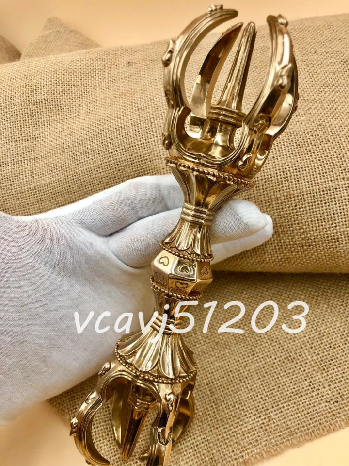 【35%OFF】 「密教法具 寺院用仏具」真言宗 五鈷杵 お盆用品 仏具 お彼岸 仏教芸術品 磨き仕上げ 銅製 長さ23cm 仏具一般 【35%OFF】 「密教法具 寺院用仏具」真言宗 五鈷杵 お盆用品 仏具 お彼岸 仏教芸術品 磨き仕上げ 銅製 長さ23cm 仏具一般