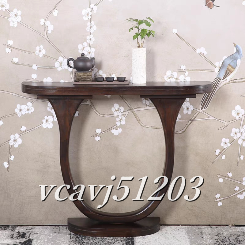 ◆美品◆高級◆サイドテーブル 家具 木製 ウェール 電話台 リビング用 テーブル 花台 収納 玄関_画像1