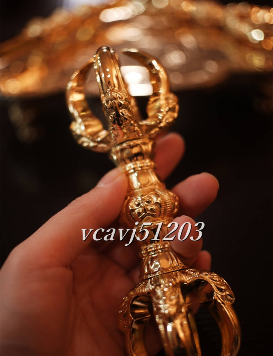 密教法具 寺院用仏具」真言宗 金剛杵 鬼面型五鈷杵 仏具 仏教 密教法具 寺院用仏具」真言宗 金剛杵 鬼面型五鈷杵 仏具 仏教