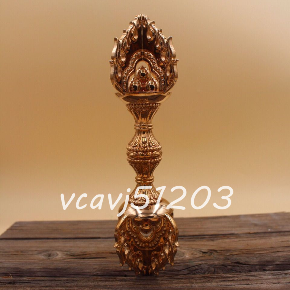 密教法具 寺院用仏具」真言宗 金剛杵 宝珠杵 仏教工芸品 銅製 密教法具 寺院用仏具」真言宗 金剛杵 宝珠杵 仏教工芸品 銅製