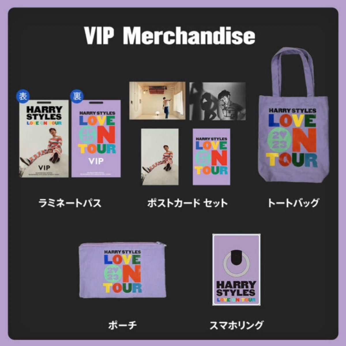 新品未開封　ハリースタイルズ　VIP グッズ　Harry Styles “Love On Tour ”2023