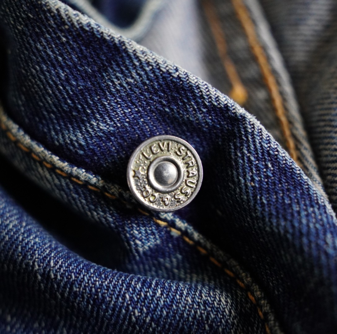 50S Levi's 501XX USA製 革パッチ オリジナル デニム ジーンズ ヒゲ