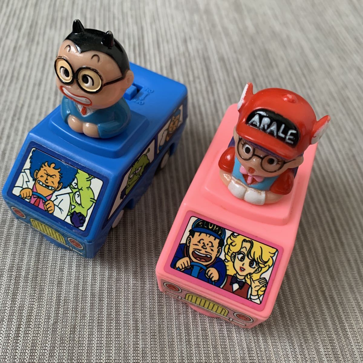 アラレちゃんオボッチャマン ミニカーフィギュアセット鳥山明-