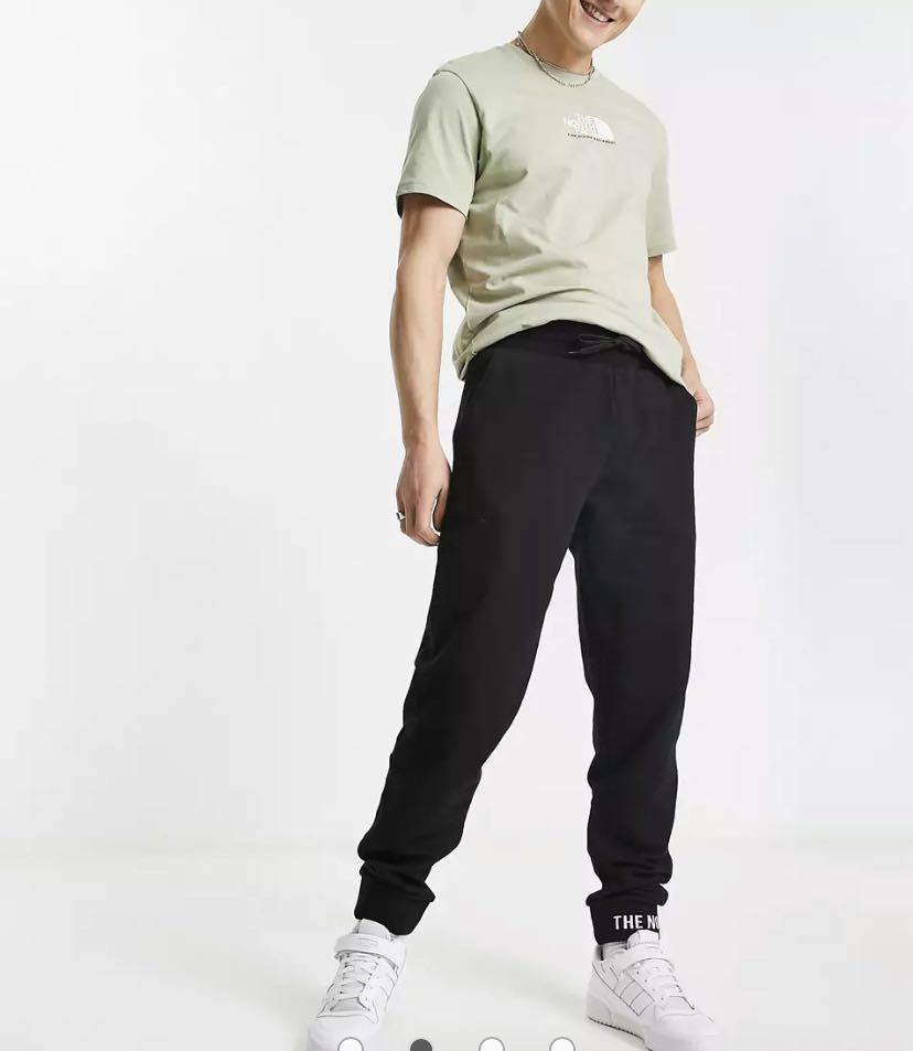 海外限定】ノースフェイス リブロゴブラックジョガー スエット Yahoo