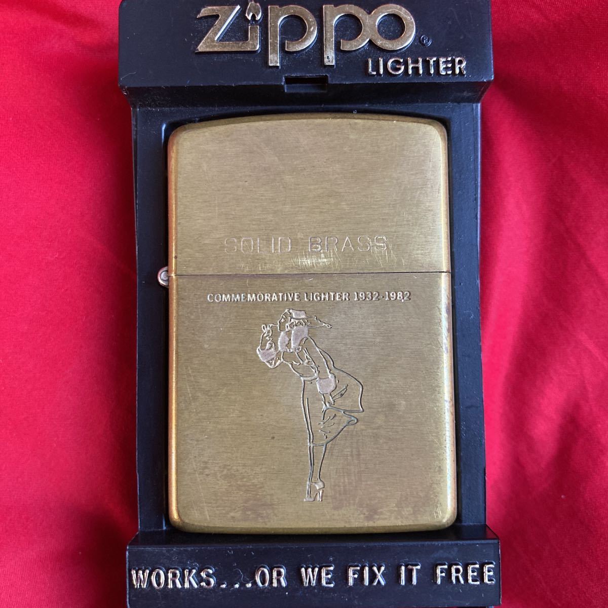 ★即決有★ ZIPPO ウィンディ ZIPPO WINDY SOLID BRASS 1900年製 ZIPPO ジッポー ウィンディ LIGHTER ZIPPO ジッポ1932-1990ソリッドブラ_画像1