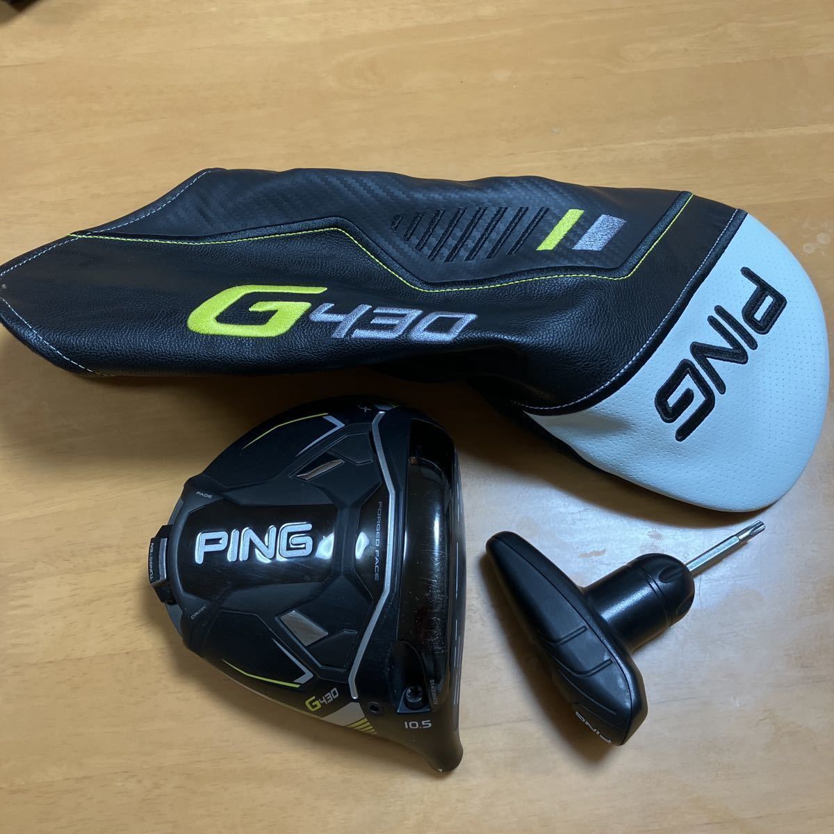 PING G430 MAX ドライバー　10.5度 ヘッド単体　　渋野日向子使用同モデル　ヘッドカバー、レンチ付き　　ピン　_画像1