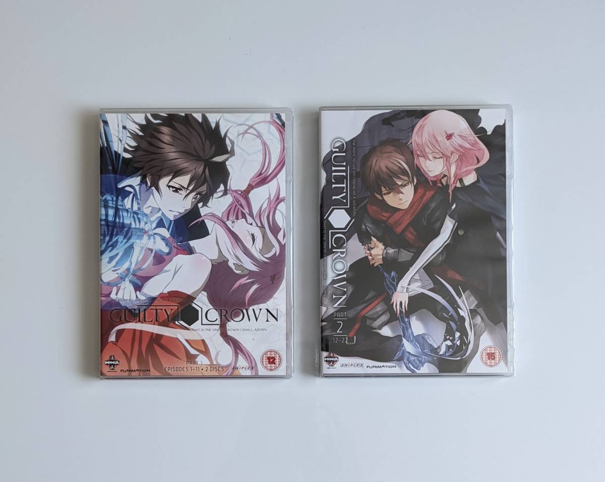 国際ブランド】 1+2set ギルティクラウン 英国版 □新品□ アニメ DVD
