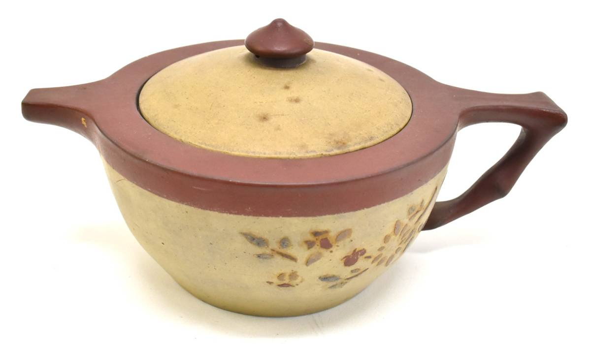 中国骨董 中国古玩 急須 茶道具 底面に「徳査〇」高さ約9.0cm