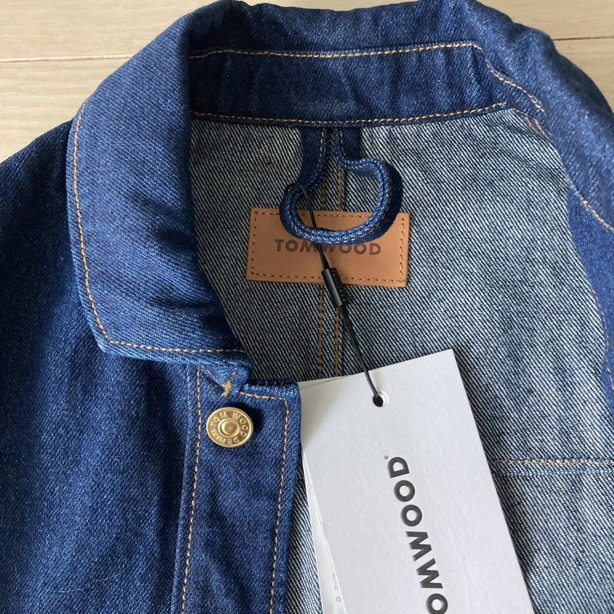58000 jpy new goods tag attaching Tom wood tom wood Denim jacket coverall mika jacket organic cotton XS jeans earrings Margiela 