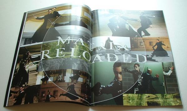  special effects movie pamphlet * new goods * Matrix Reloaded | Kia n* Lee vus